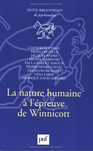 La nature humaine à l'épreuve de Winnicott