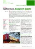 Architecture, budget et dignité