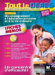 Tout le DEAES spécialité accompagnement à l'éducation inclusive et à la vie ordinaire