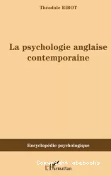 La psychologie anglaise contemporaine