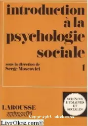 Introduction à la psychologie sociale, 1