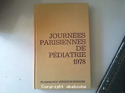 Journées parisiennes de pédiatrie 1978