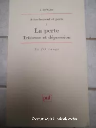 Attachement et perte, 3 : La perte : tristesse et dépression