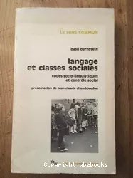 Langage et classes sociales : codes socio-linguistiques et contrôle social