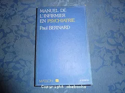 Manuel de l'infirmier en psychiatrie