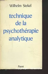 Technique de la psychothérapie analytique