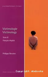 Victimologie. Tome III, crime et criminogenèse