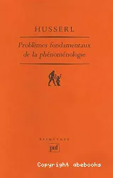 Problèmes fondamentaux de la phénoménologie