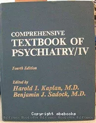 Comprehensive textbook of psychiatry-IV