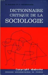 Dictionnaire critique de la sociologie