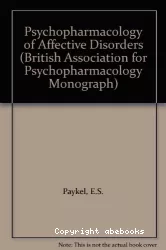 Psychopharmacology of affective disorders