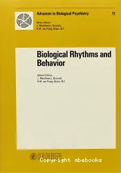 Advances in biological psychiatry . Vol. 11, Biological rythms and behavior