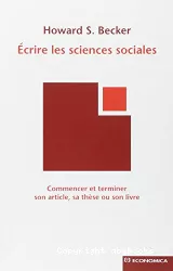 Ecrire les sciences sociales