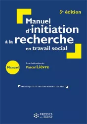 Manuel d'initiation à la recherche en travail social