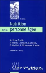 Nutrition de la personne âgée