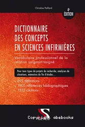 Dictionnaire des concepts en sciences infirmières