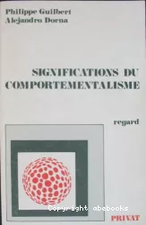 Significations du comportementalisme