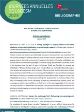 Psychiatrie "forensique"- médico-légale et soins sous contraintes [Articles anglophones]