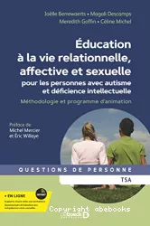 Education à la vie relationnelle, affective et sexuelle pour les personnes avec autisme et déficience intellectuelle
