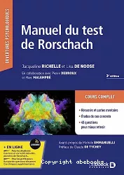 Manuel du test de Rorschach