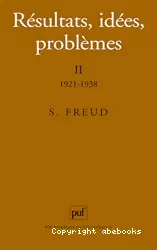 Résultats, idées, problèmes II 1921-1938