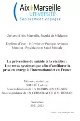 La prévention du suicide et la récidive