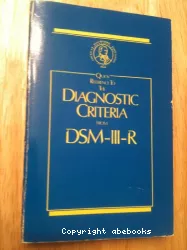 Quick reference to the diagnostic criteria from DSM-III-R