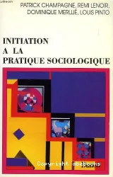 Initiation à la pratique sociologique