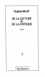 De la lecture et de la critique ; essais