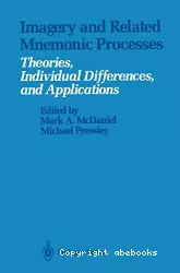 Imagery and related mnemonic processes : theories, individual differences and applications