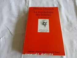 La psychologie des femmes : étude psychanalytique, 2 : maternité