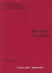 Mémoires, transferts