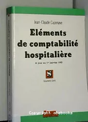 Eléments de comptabilité hospitalière