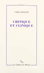 Critique et clinique