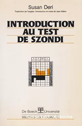 Introduction au test de Szondi