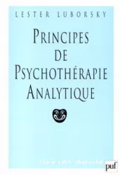 Principes de psychothérapie analytique : manuel de psychothérapie de soutien et d'expression