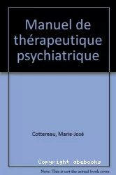 Manuel de thérapeutique psychiatrique