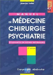 Manuel de médecine, chirurgie, psychiatrie, étudiants en soins infirmiers