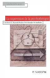 La supervision de la psychothérapie