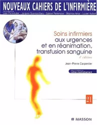 Soins infirmiers aux urgences et en réanimation, transfusion sanguine