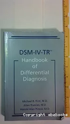 DSM-IV-TR handbook of differential diagnostic
