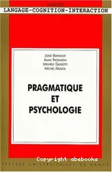 Pragmatisme et psychologie