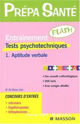 Entraînement : tests psychotechniques. 1, Aptitude verbale