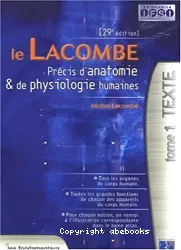 Précis d'anatomie et de physiologie humaines : tome 1 texte