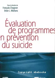 Evaluation de programmes en prévention du suicide