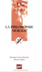 La philosophie morale