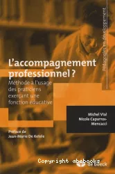 L'accompagnement professionnel ? Méthode à l'usage des praticiens exerçant une fonction éducative