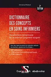 Dictionnaire des concepts en soins infirmiers : vocabulaire dynamique de la relation soignant-soigné