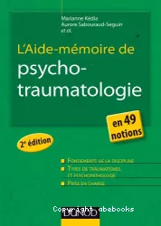 L'aide-mémoire de psychotraumatologie