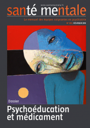 Psychoéducation et médicament